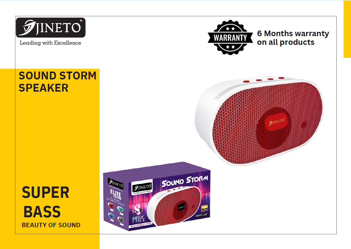 JINETO SOUND STORM-BLUETOOTH SPEAKER